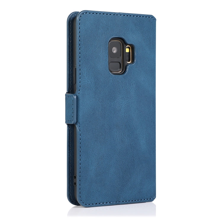 For Samsung Galaxy S9 Retro Magnetic Closing Clasp Horizontal Flip Leather Case with Holder & Card Slots & Photo Frame & Wallet