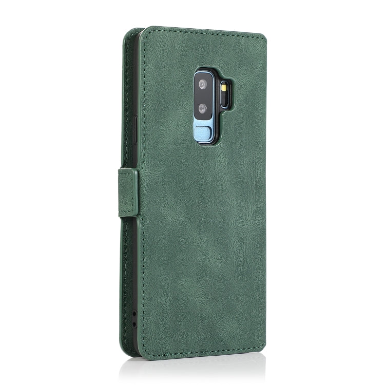 For Samsung Galaxy S9 Plus Retro Magnetic Closing Clasp Horizontal Flip Leather Case with Holder & Card Slots & Photo Frame & Wallet