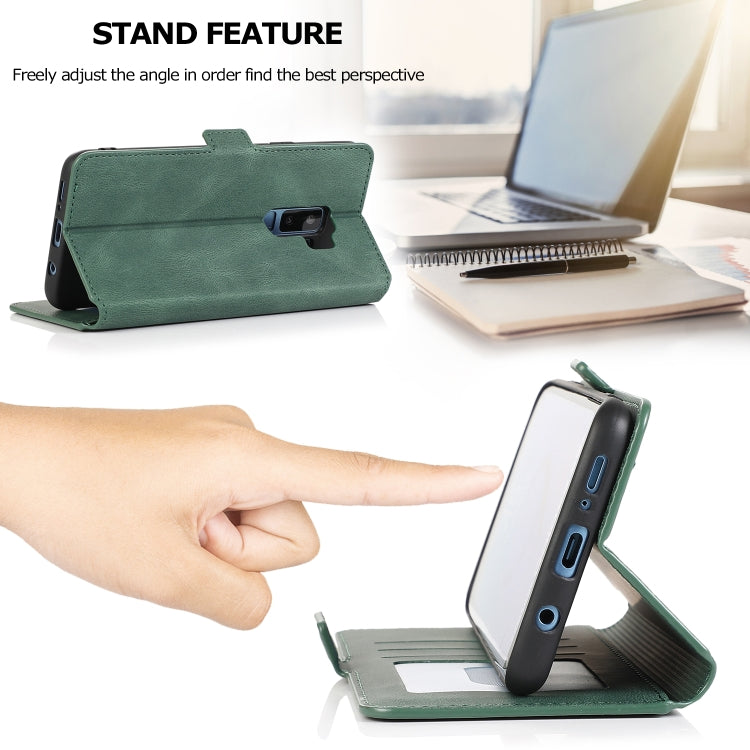 For Samsung Galaxy S9 Plus Retro Magnetic Closing Clasp Horizontal Flip Leather Case with Holder & Card Slots & Photo Frame & Wallet