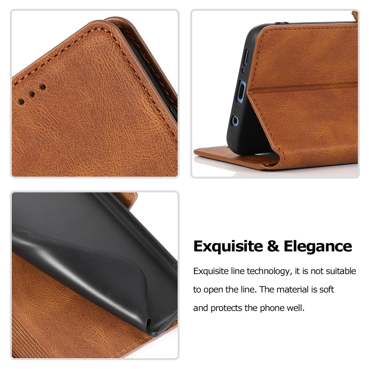 For Samsung Galaxy S9 Plus Retro Magnetic Closing Clasp Horizontal Flip Leather Case with Holder & Card Slots & Photo Frame & Wallet