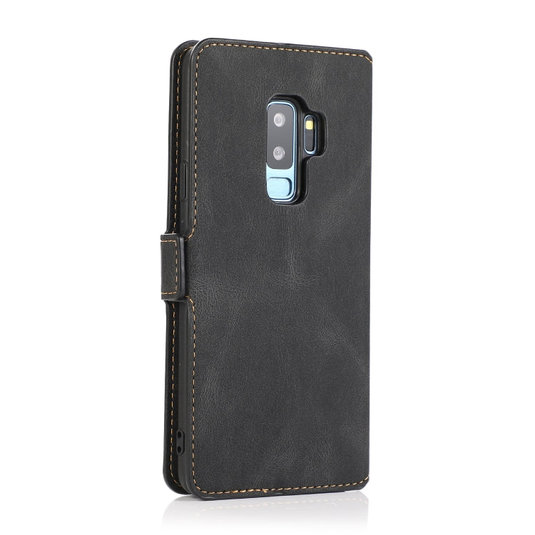For Samsung Galaxy S9 Plus Retro Magnetic Closing Clasp Horizontal Flip Leather Case with Holder & Card Slots & Photo Frame & Wallet