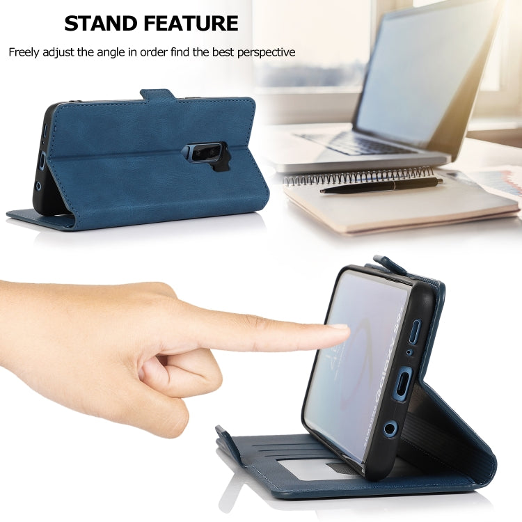 For Samsung Galaxy S9 Plus Retro Magnetic Closing Clasp Horizontal Flip Leather Case with Holder & Card Slots & Photo Frame & Wallet