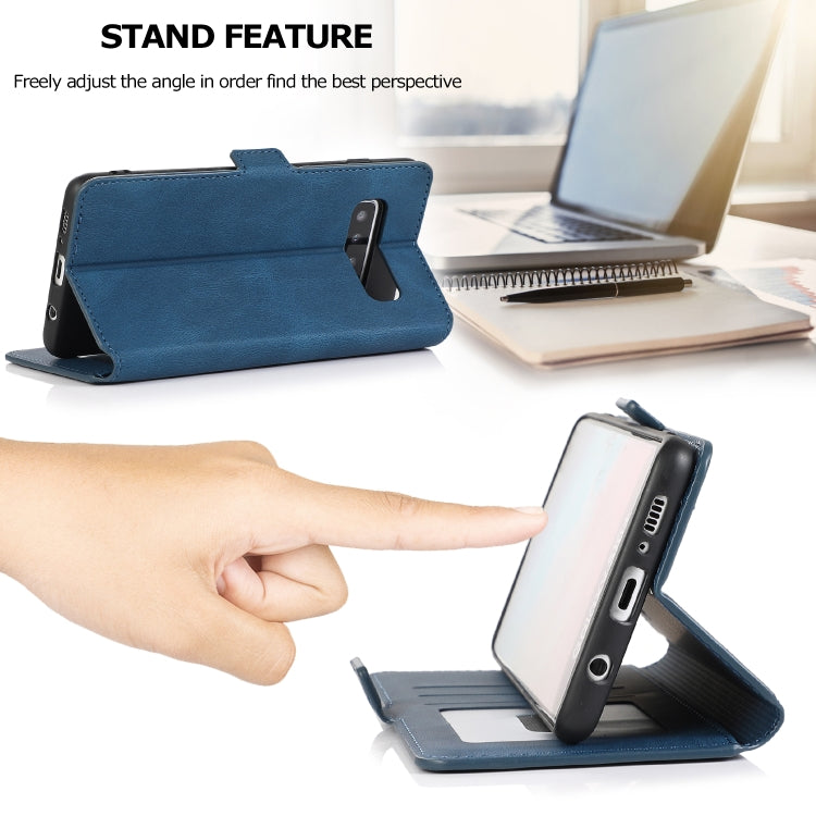 For Samsung Galaxy S10 Retro Magnetic Closing Clasp Horizontal Flip Leather Case with Holder & Card Slots & Photo Frame & Wallet