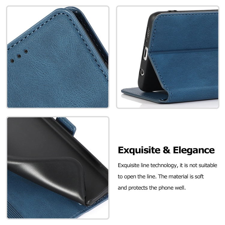 For Samsung Galaxy S10 Retro Magnetic Closing Clasp Horizontal Flip Leather Case with Holder & Card Slots & Photo Frame & Wallet