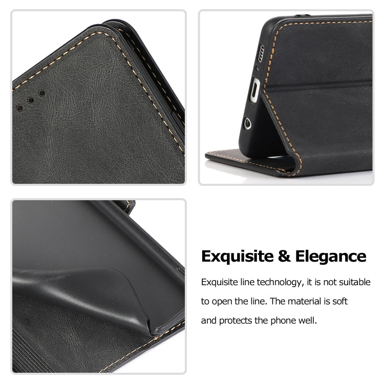 For Samsung Galaxy S10 Plus Retro Magnetic Closing Clasp Horizontal Flip Leather Case with Holder & Card Slots & Photo Frame & Wallet