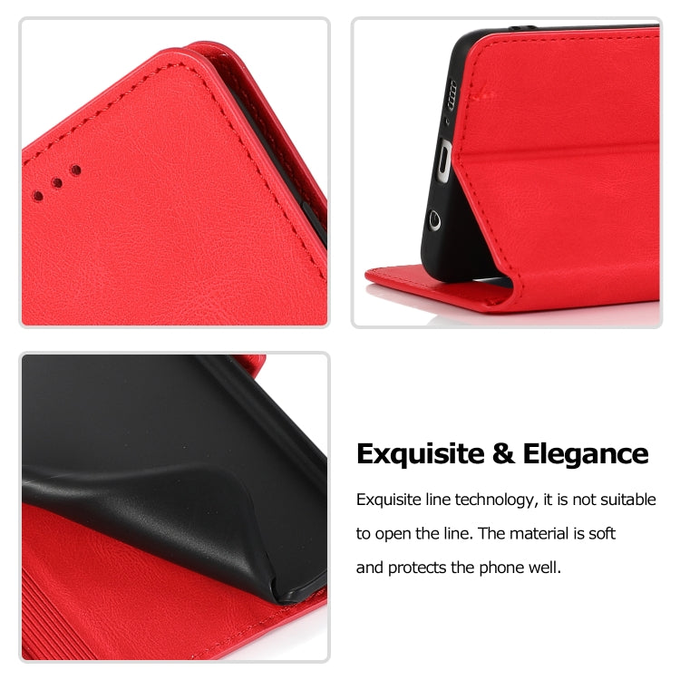 For Samsung Galaxy S10 Plus Retro Magnetic Closing Clasp Horizontal Flip Leather Case with Holder & Card Slots & Photo Frame & Wallet