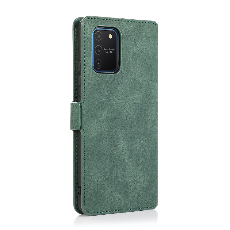For Samsung Galaxy S10 Lite Retro Magnetic Closing Clasp Horizontal Flip Leather Case with Holder & Card Slots & Photo Frame & Wallet