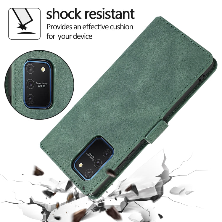 For Samsung Galaxy S10 Lite Retro Magnetic Closing Clasp Horizontal Flip Leather Case with Holder & Card Slots & Photo Frame & Wallet