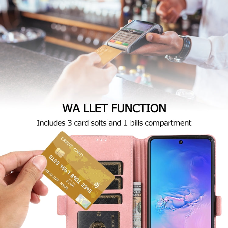 For Samsung Galaxy S10 Lite Retro Magnetic Closing Clasp Horizontal Flip Leather Case with Holder & Card Slots & Photo Frame & Wallet