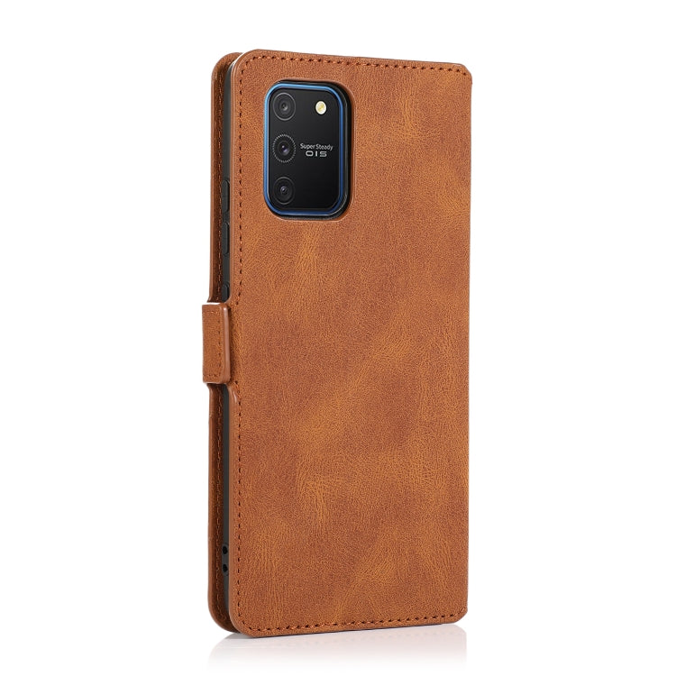 For Samsung Galaxy S10 Lite Retro Magnetic Closing Clasp Horizontal Flip Leather Case with Holder & Card Slots & Photo Frame & Wallet