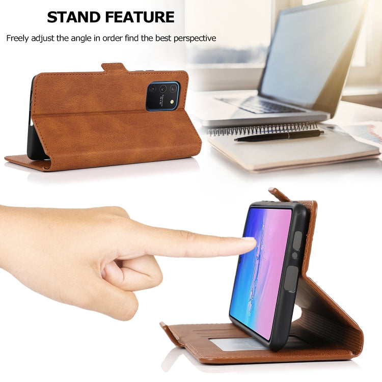 For Samsung Galaxy S10 Lite Retro Magnetic Closing Clasp Horizontal Flip Leather Case with Holder & Card Slots & Photo Frame & Wallet