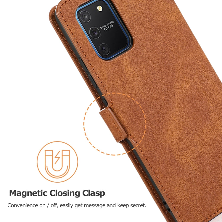 For Samsung Galaxy S10 Lite Retro Magnetic Closing Clasp Horizontal Flip Leather Case with Holder & Card Slots & Photo Frame & Wallet