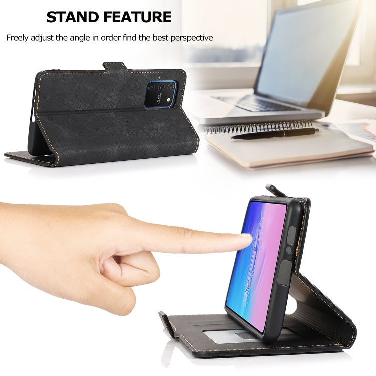 For Samsung Galaxy S10 Lite Retro Magnetic Closing Clasp Horizontal Flip Leather Case with Holder & Card Slots & Photo Frame & Wallet