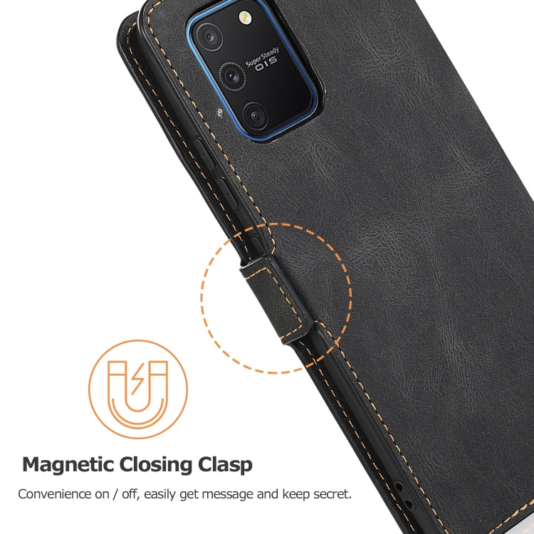 For Samsung Galaxy S10 Lite Retro Magnetic Closing Clasp Horizontal Flip Leather Case with Holder & Card Slots & Photo Frame & Wallet