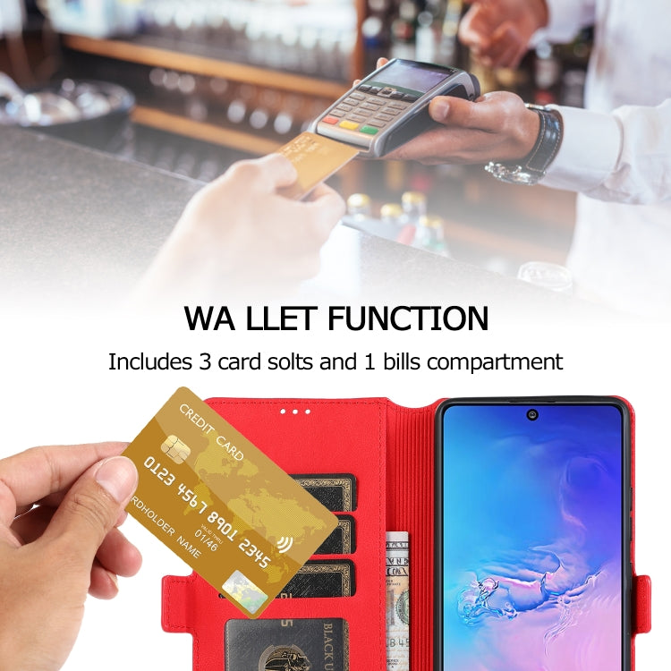 For Samsung Galaxy S10 Lite Retro Magnetic Closing Clasp Horizontal Flip Leather Case with Holder & Card Slots & Photo Frame & Wallet
