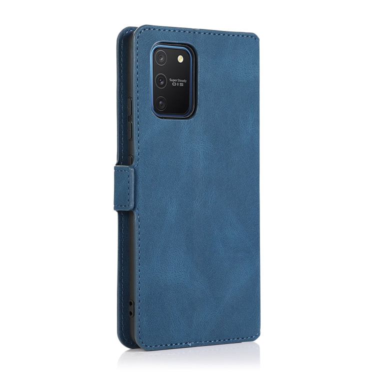 For Samsung Galaxy S10 Lite Retro Magnetic Closing Clasp Horizontal Flip Leather Case with Holder & Card Slots & Photo Frame & Wallet
