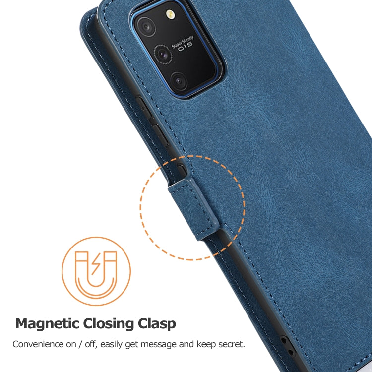 For Samsung Galaxy S10 Lite Retro Magnetic Closing Clasp Horizontal Flip Leather Case with Holder & Card Slots & Photo Frame & Wallet