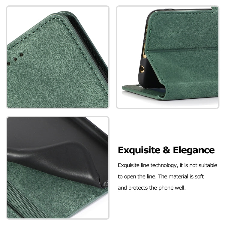 For Samsung Galaxy S10e Retro Magnetic Closing Clasp Horizontal Flip Leather Case with Holder & Card Slots & Photo Frame & Wallet