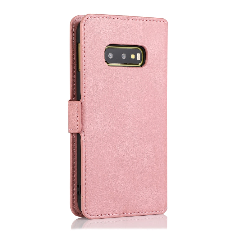 For Samsung Galaxy S10e Retro Magnetic Closing Clasp Horizontal Flip Leather Case with Holder & Card Slots & Photo Frame & Wallet