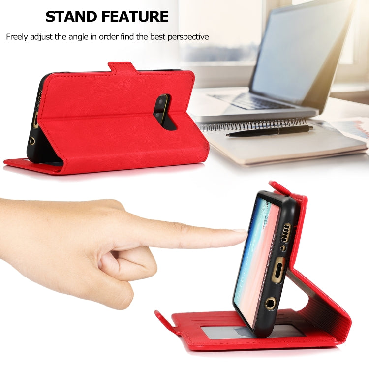 For Samsung Galaxy S10e Retro Magnetic Closing Clasp Horizontal Flip Leather Case with Holder & Card Slots & Photo Frame & Wallet