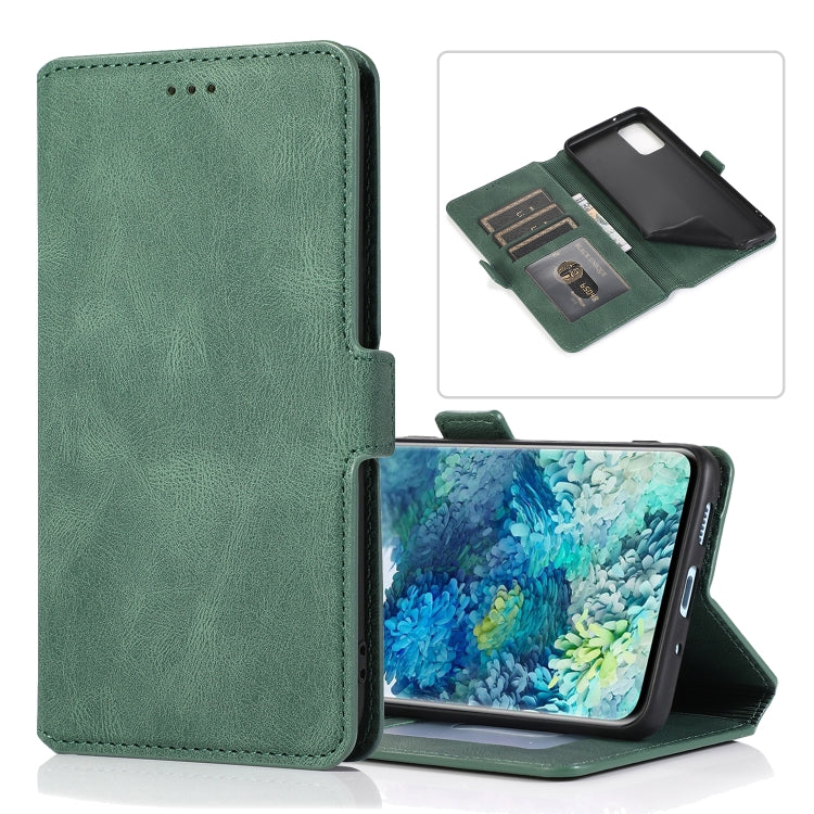For Samsung Galaxy S20  5G Retro Magnetic Closing Clasp Horizontal Flip Leather Case with Holder & Card Slots & Photo Frame & Wallet
