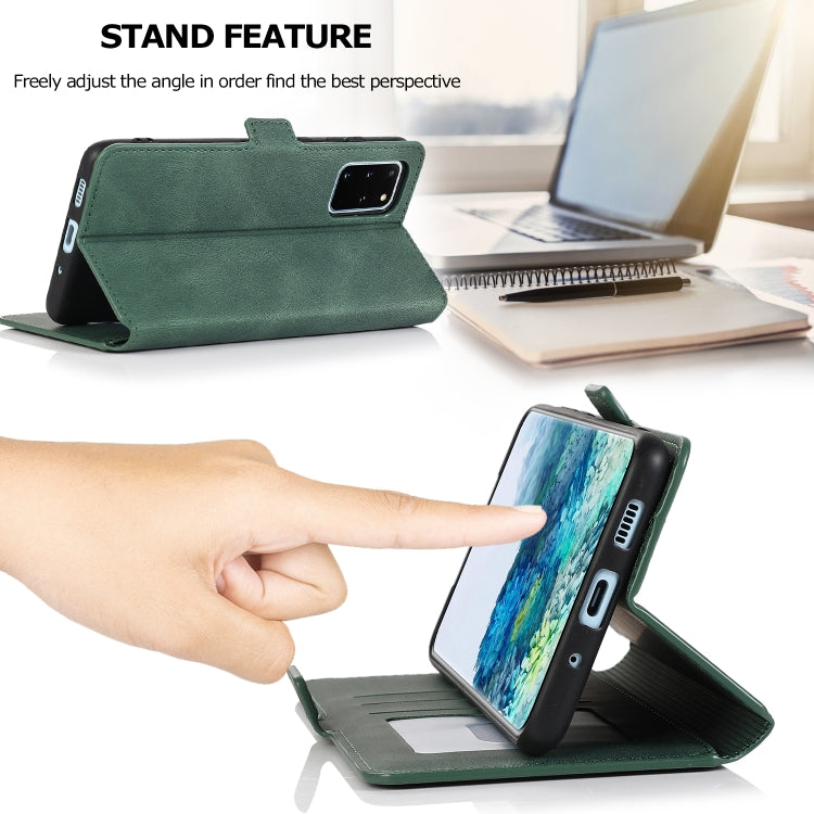 For Samsung Galaxy S20  5G Retro Magnetic Closing Clasp Horizontal Flip Leather Case with Holder & Card Slots & Photo Frame & Wallet