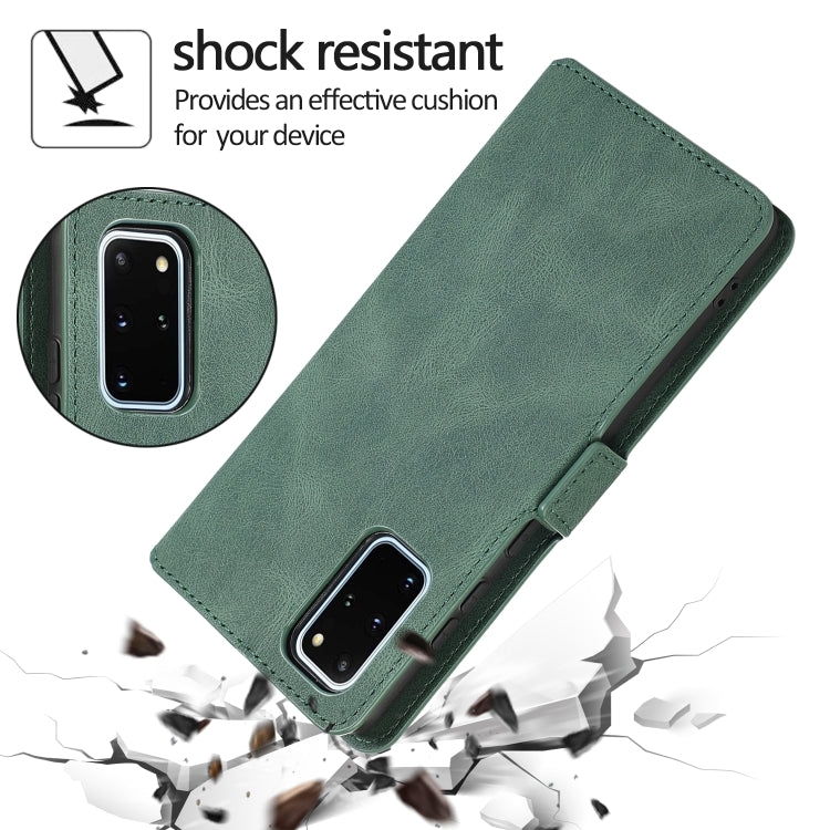 For Samsung Galaxy S20  5G Retro Magnetic Closing Clasp Horizontal Flip Leather Case with Holder & Card Slots & Photo Frame & Wallet
