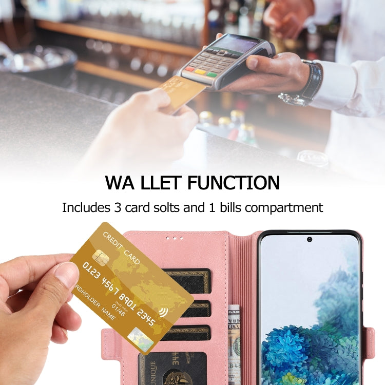 For Samsung Galaxy S20  5G Retro Magnetic Closing Clasp Horizontal Flip Leather Case with Holder & Card Slots & Photo Frame & Wallet