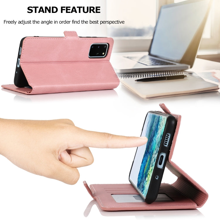 For Samsung Galaxy S20  5G Retro Magnetic Closing Clasp Horizontal Flip Leather Case with Holder & Card Slots & Photo Frame & Wallet
