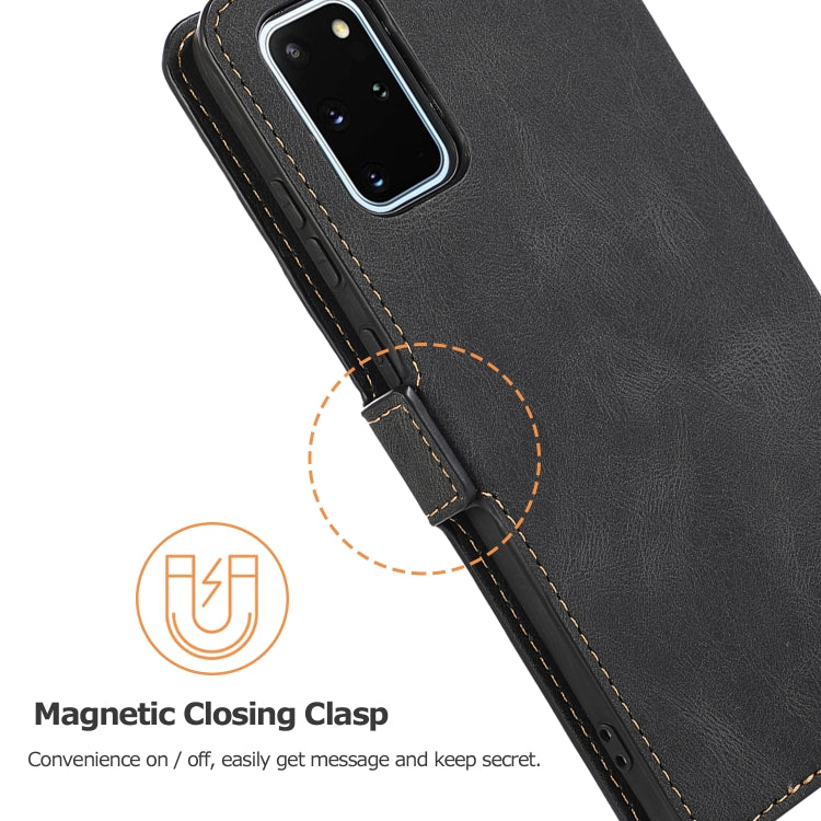 For Samsung Galaxy S20  5G Retro Magnetic Closing Clasp Horizontal Flip Leather Case with Holder & Card Slots & Photo Frame & Wallet