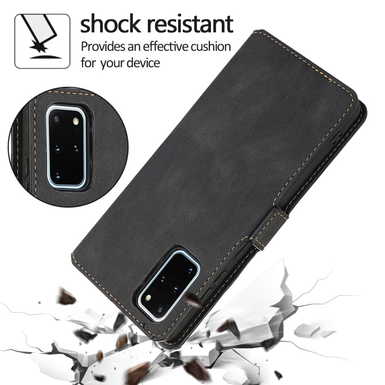 For Samsung Galaxy S20  5G Retro Magnetic Closing Clasp Horizontal Flip Leather Case with Holder & Card Slots & Photo Frame & Wallet