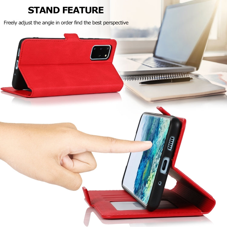For Samsung Galaxy S20  5G Retro Magnetic Closing Clasp Horizontal Flip Leather Case with Holder & Card Slots & Photo Frame & Wallet