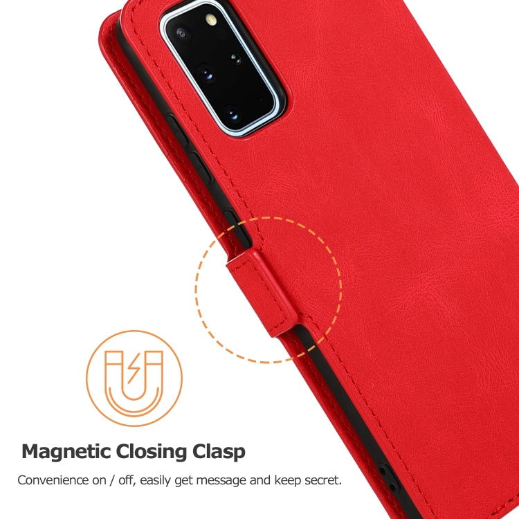 For Samsung Galaxy S20  5G Retro Magnetic Closing Clasp Horizontal Flip Leather Case with Holder & Card Slots & Photo Frame & Wallet
