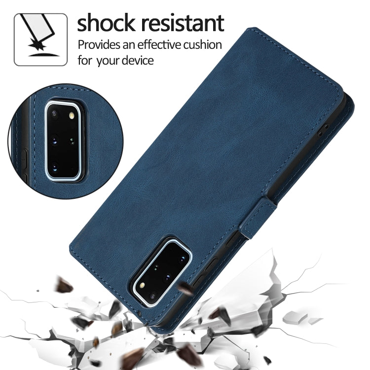 For Samsung Galaxy S20  5G Retro Magnetic Closing Clasp Horizontal Flip Leather Case with Holder & Card Slots & Photo Frame & Wallet
