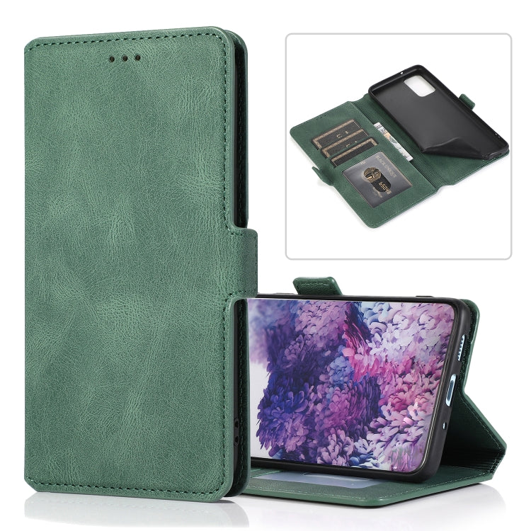 For Samsung Galaxy S20 Plus  5G Retro Magnetic Closing Clasp Horizontal Flip Leather Case with Holder & Card Slots & Photo Frame & Wallet