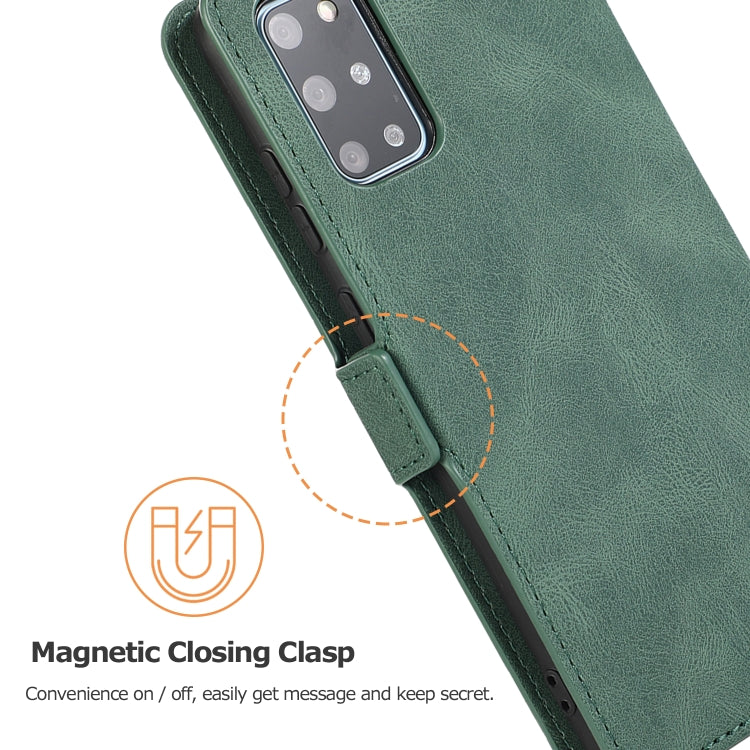 For Samsung Galaxy S20 Plus  5G Retro Magnetic Closing Clasp Horizontal Flip Leather Case with Holder & Card Slots & Photo Frame & Wallet