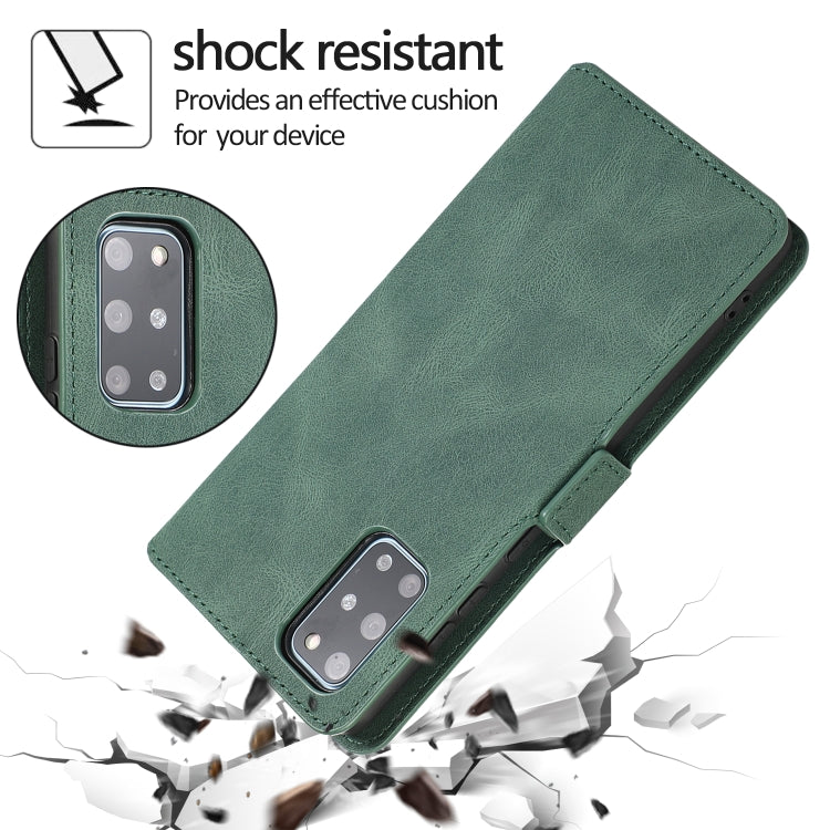 For Samsung Galaxy S20 Plus  5G Retro Magnetic Closing Clasp Horizontal Flip Leather Case with Holder & Card Slots & Photo Frame & Wallet