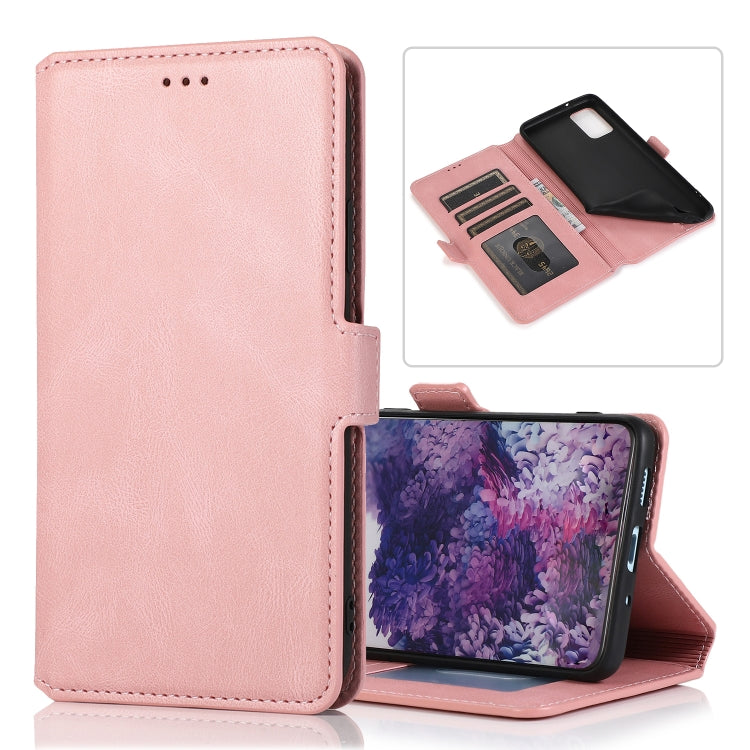 For Samsung Galaxy S20 Plus  5G Retro Magnetic Closing Clasp Horizontal Flip Leather Case with Holder & Card Slots & Photo Frame & Wallet