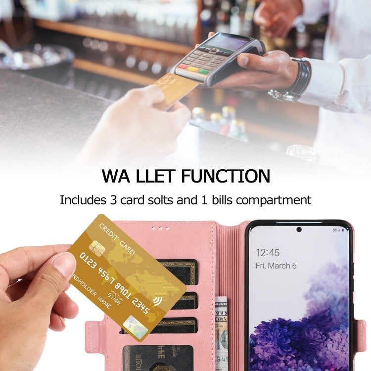 For Samsung Galaxy S20 Plus  5G Retro Magnetic Closing Clasp Horizontal Flip Leather Case with Holder & Card Slots & Photo Frame & Wallet