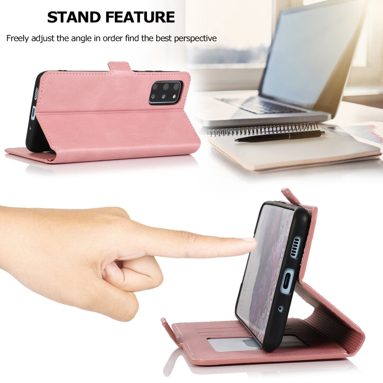 For Samsung Galaxy S20 Plus  5G Retro Magnetic Closing Clasp Horizontal Flip Leather Case with Holder & Card Slots & Photo Frame & Wallet