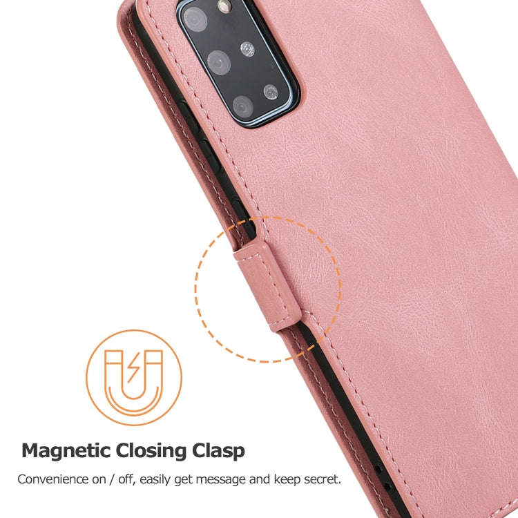 For Samsung Galaxy S20 Plus  5G Retro Magnetic Closing Clasp Horizontal Flip Leather Case with Holder & Card Slots & Photo Frame & Wallet