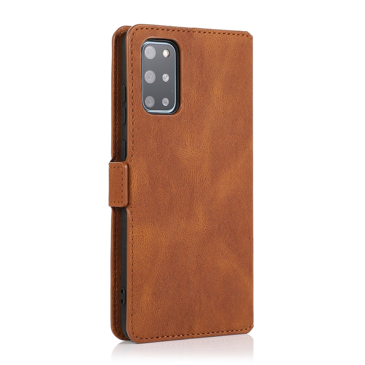For Samsung Galaxy S20 Plus  5G Retro Magnetic Closing Clasp Horizontal Flip Leather Case with Holder & Card Slots & Photo Frame & Wallet