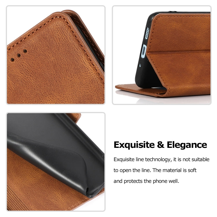 For Samsung Galaxy S20 Plus  5G Retro Magnetic Closing Clasp Horizontal Flip Leather Case with Holder & Card Slots & Photo Frame & Wallet