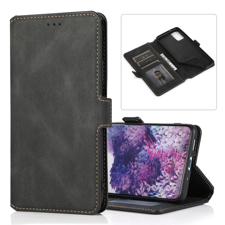 For Samsung Galaxy S20 Plus  5G Retro Magnetic Closing Clasp Horizontal Flip Leather Case with Holder & Card Slots & Photo Frame & Wallet