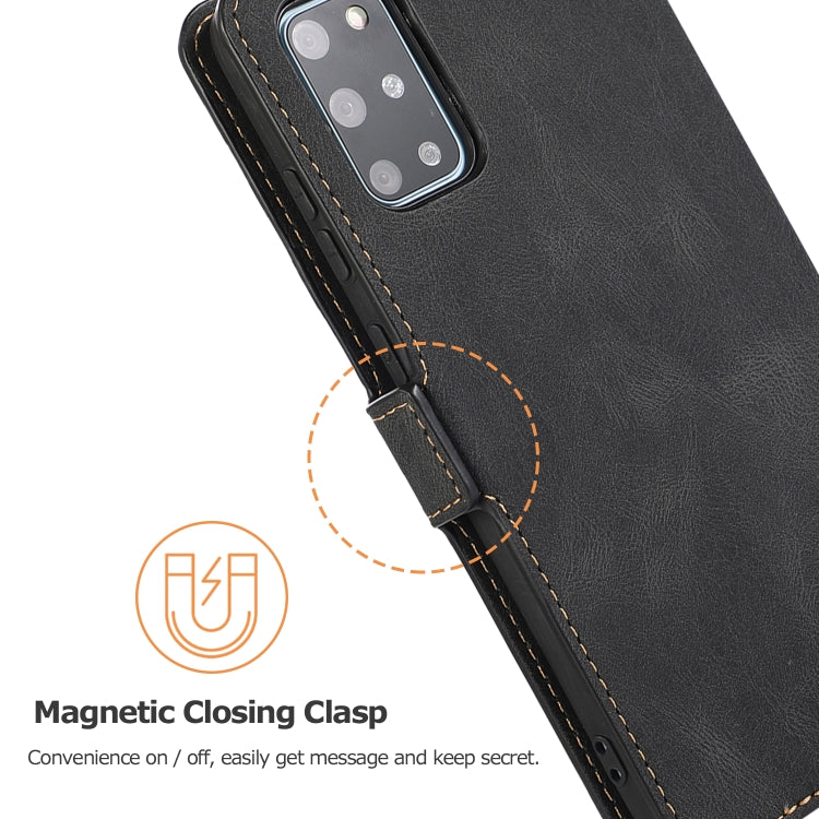 For Samsung Galaxy S20 Plus  5G Retro Magnetic Closing Clasp Horizontal Flip Leather Case with Holder & Card Slots & Photo Frame & Wallet