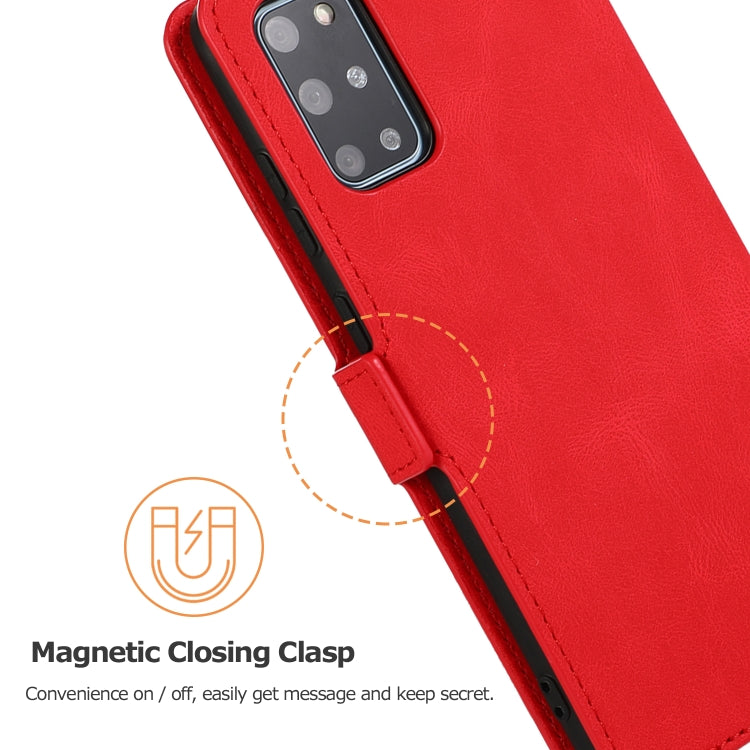 For Samsung Galaxy S20 Plus  5G Retro Magnetic Closing Clasp Horizontal Flip Leather Case with Holder & Card Slots & Photo Frame & Wallet