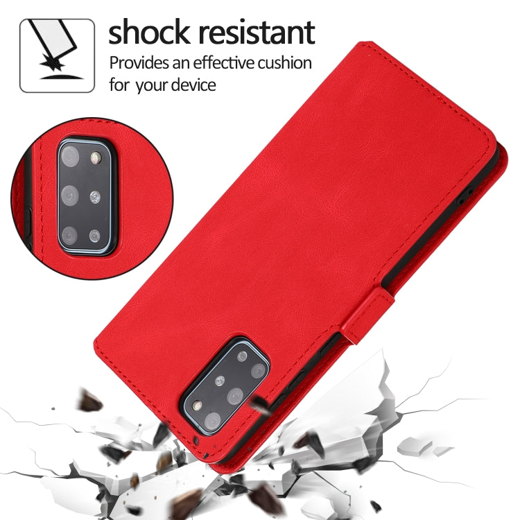 For Samsung Galaxy S20 Plus  5G Retro Magnetic Closing Clasp Horizontal Flip Leather Case with Holder & Card Slots & Photo Frame & Wallet