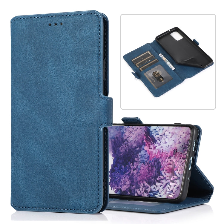 For Samsung Galaxy S20 Plus  5G Retro Magnetic Closing Clasp Horizontal Flip Leather Case with Holder & Card Slots & Photo Frame & Wallet