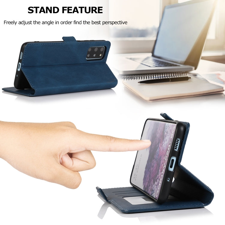 For Samsung Galaxy S20 Plus  5G Retro Magnetic Closing Clasp Horizontal Flip Leather Case with Holder & Card Slots & Photo Frame & Wallet