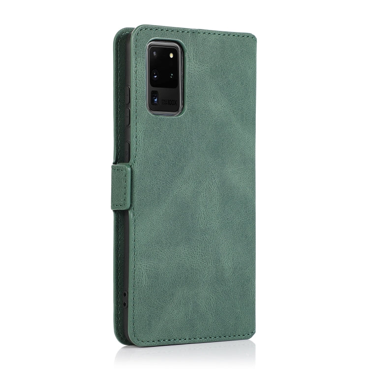 For Samsung Galaxy S20 Ultra 5G Retro Magnetic Closing Clasp Horizontal Flip Leather Case with Holder & Card Slots & Photo Frame & Wallet